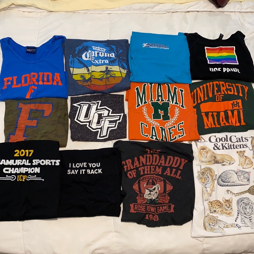 bundle of random tees